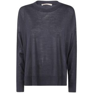 NUUR Women's Fine Knit Crewneck Sweater Women BLACK Sweaters & Knitwear